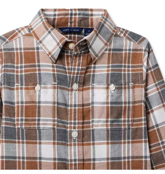 Plaid Flannel Shirt