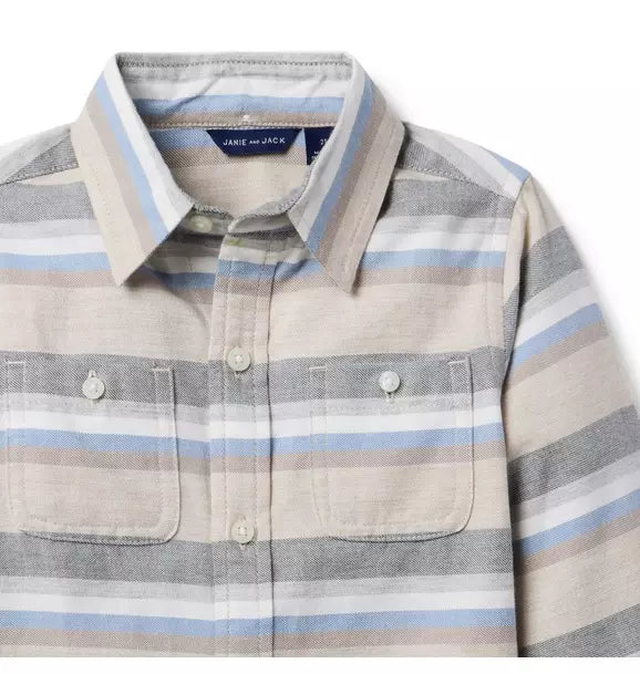 Striped Flannel Shirt