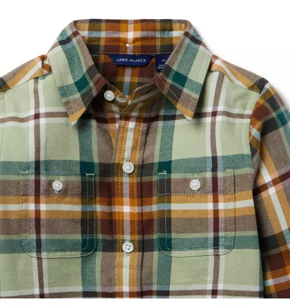 Plaid Flannel Shirt