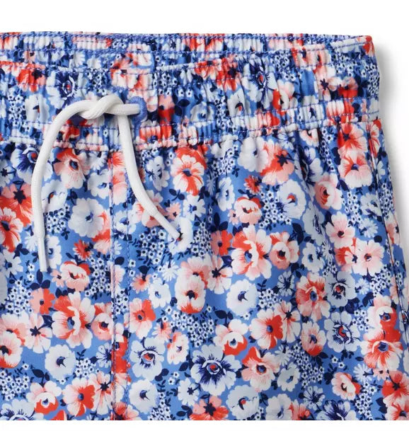 Recycled Floral Swim Trunk