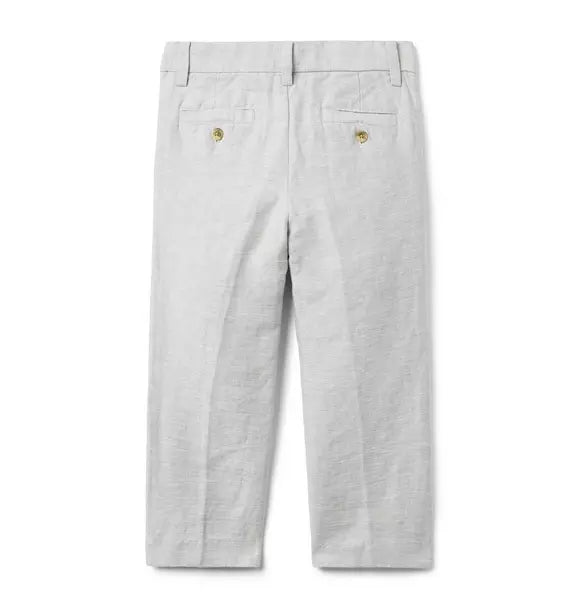 Linen-Cotton Suit Pant