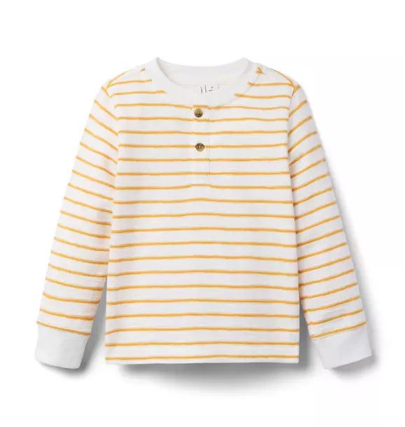 Striped Henley Tee