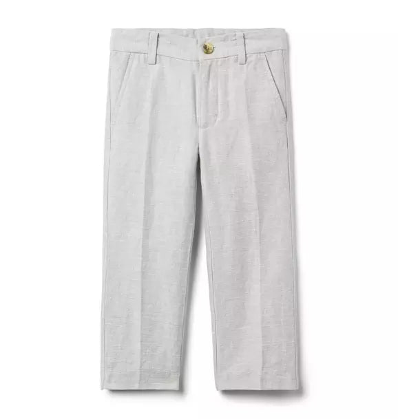Linen-Cotton Suit Pant