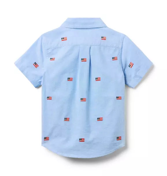 The Embroidered Flag Oxford Shirt