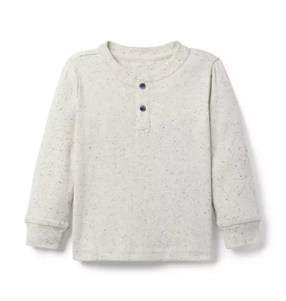 Speckled Henley Tee