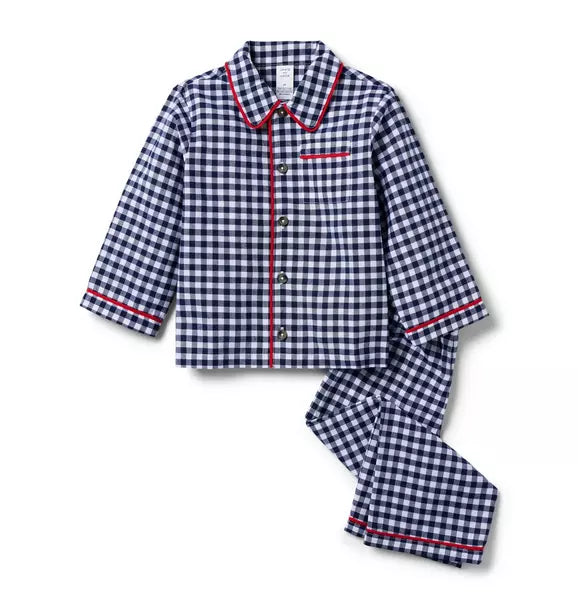 Good Night Classic Pajamas In Gingham