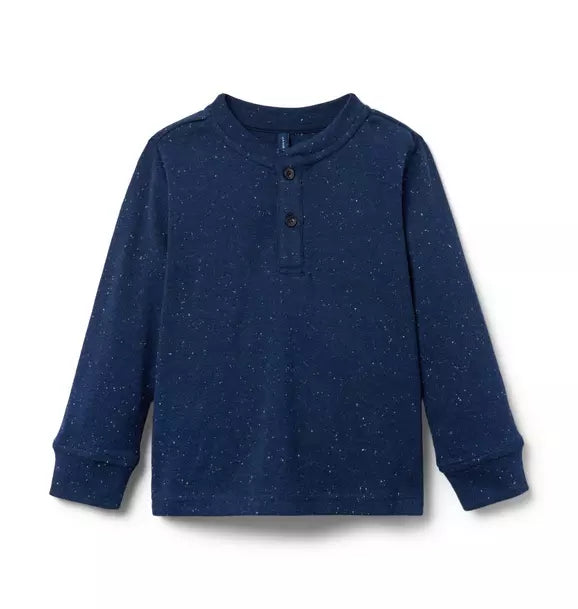 Textured Henley Tee