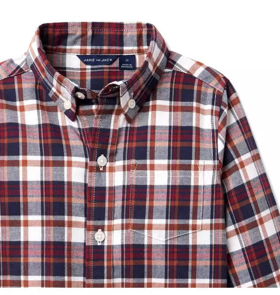 Plaid Flannel Shirt