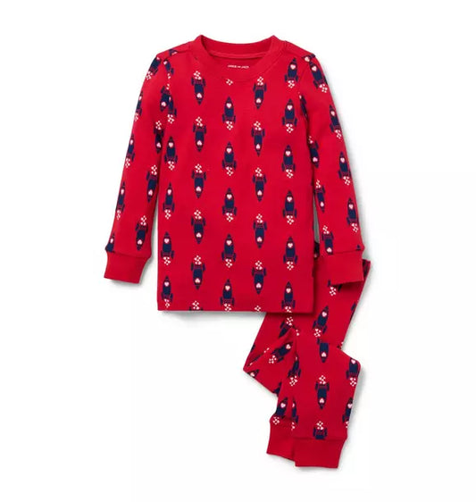 Good Night Pajamas In Rocket Hearts
