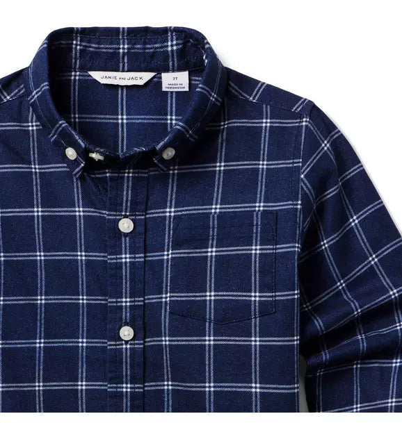 Tattersall Flannel Shirt