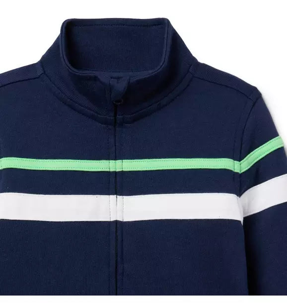 The Stripe French Terry Jacket