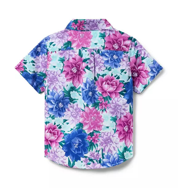 Floral Poplin Shirt