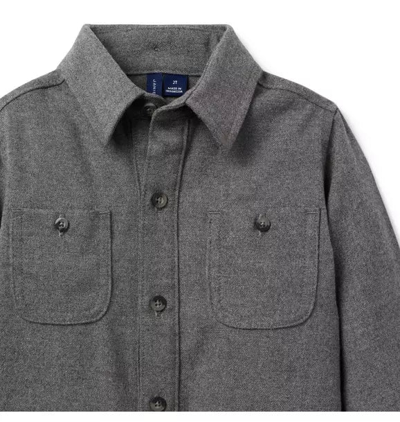 Knit Twill Shirt
