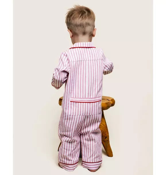 Petite Plume Baby Ticking Romper