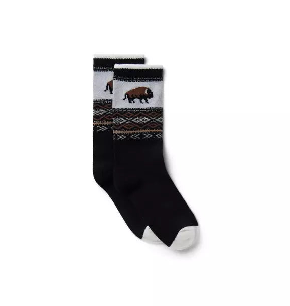 Buffalo Fair Isle Sock