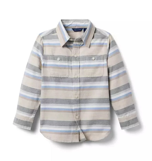 Striped Flannel Shirt