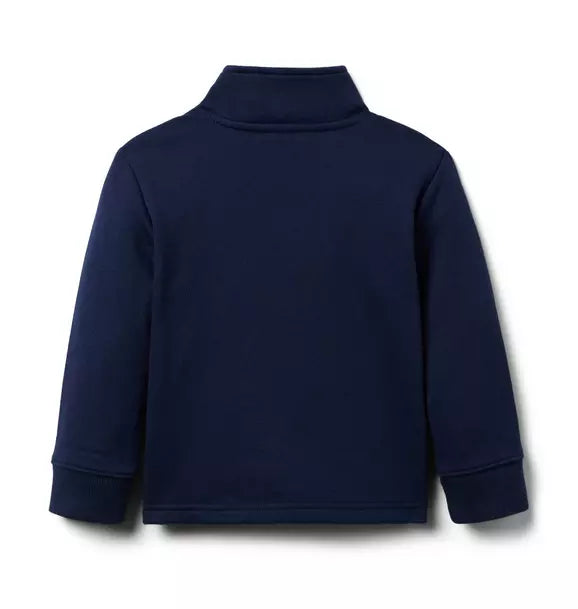French Terry Half Zip Sweatshirt