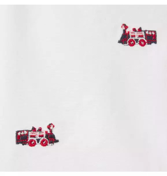 The Embroidered Train Oxford Shirt