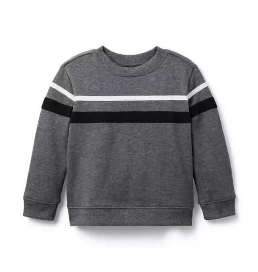 Stripe French Terry Sweatshirt