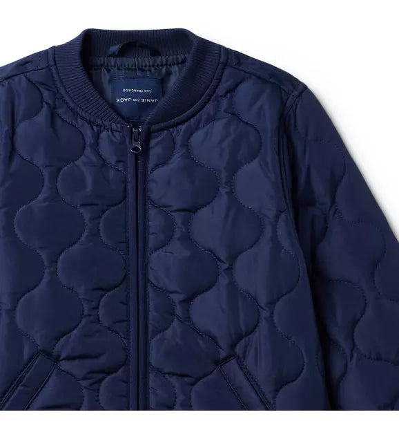 The Quilted Bomber Jacket