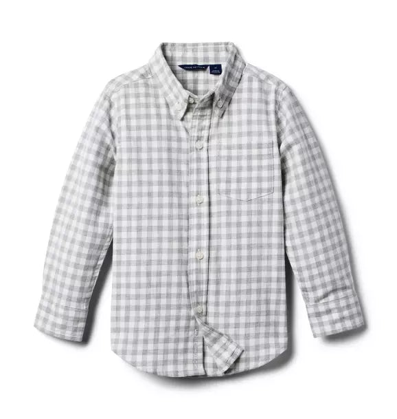 Gingham Flannel Shirt
