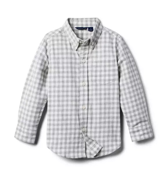 Gingham Flannel Shirt
