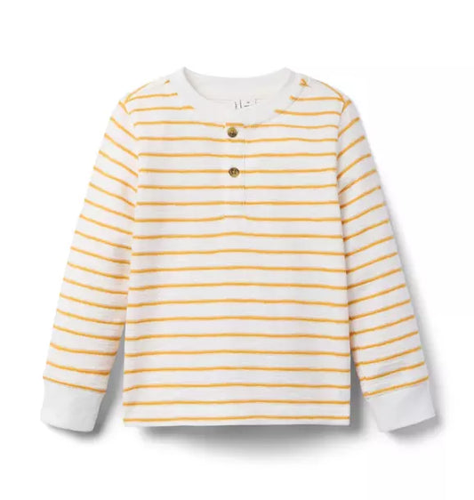 Striped Henley Tee
