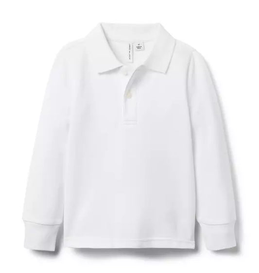 The Long Sleeve Pique Polo