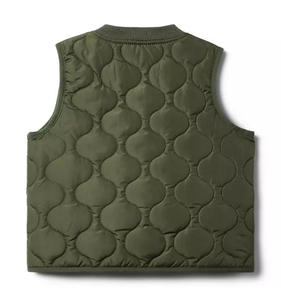 The Quilted Bomber Vest