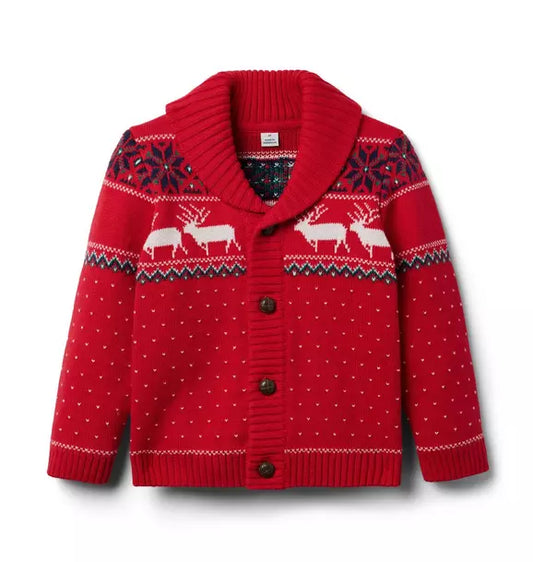 The Festive Fair Isle Cardigan