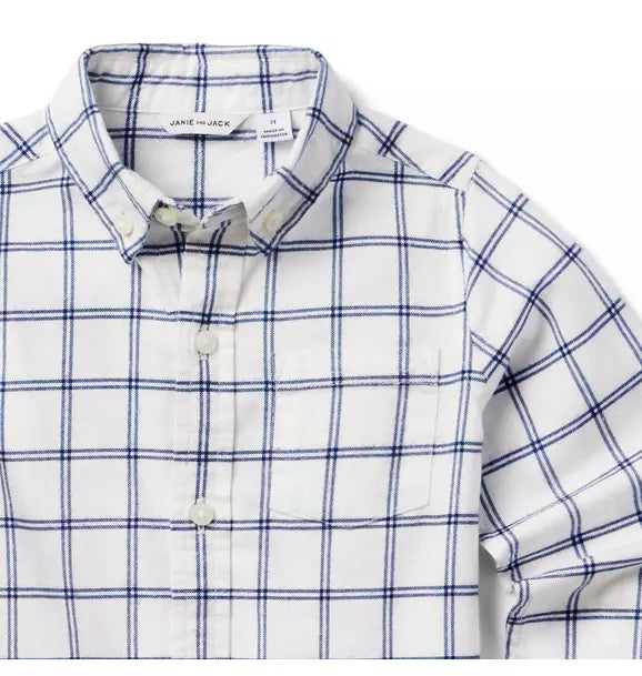 Tattersall Flannel Shirt