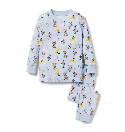 Good Night Pajamas In Disney Mickey Mouse Sport Friends