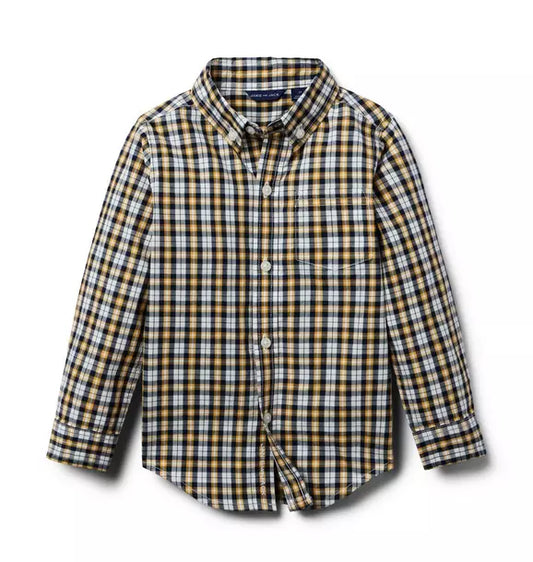 Plaid Poplin Shirt