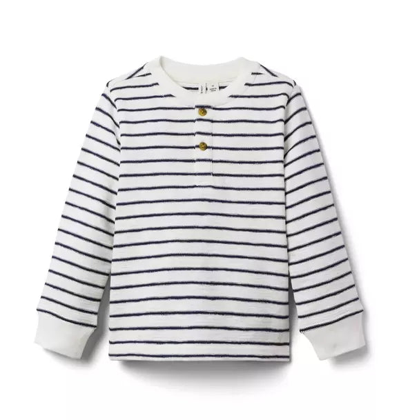 Striped Henley Tee