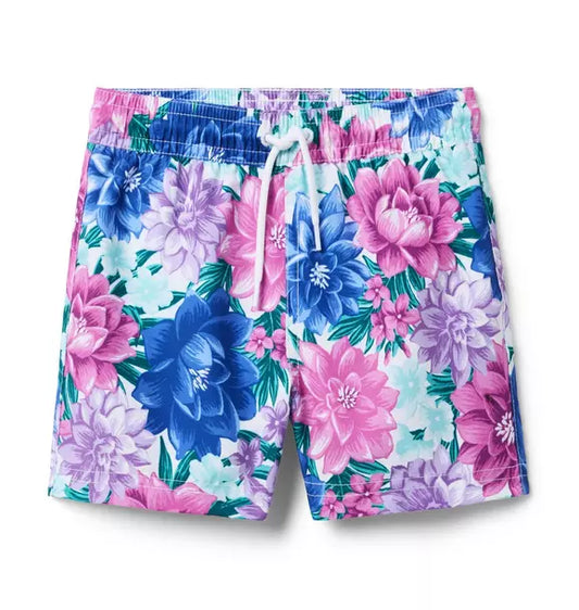 Recycled Floral Swim Trunk