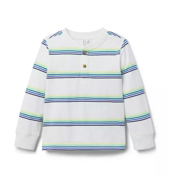 Striped Henley Tee