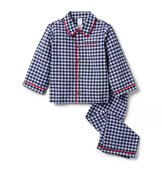 Good Night Classic Pajamas In Gingham