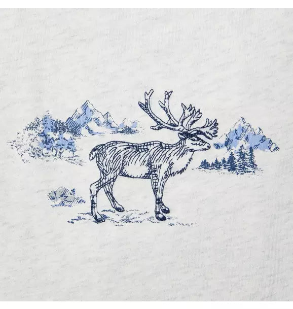 Embroidered Deer Tee