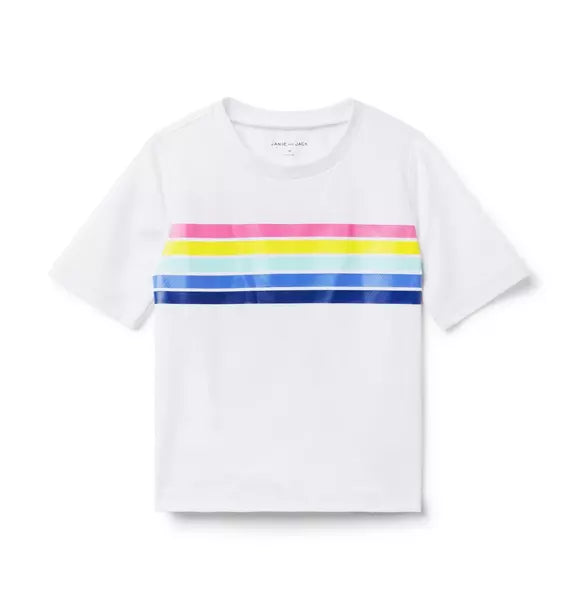 Recycled Stripe Rash Guard