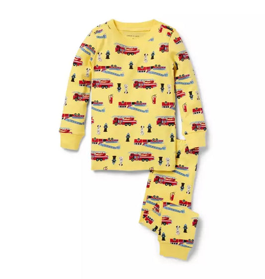 Good Night Pajama In Firetruck