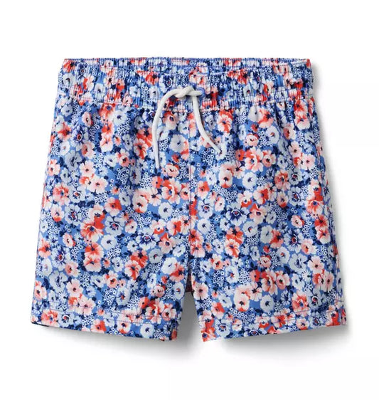Recycled Floral Swim Trunk